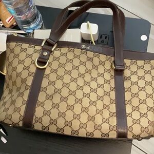 Gucci Shoulder BRWN Canvas